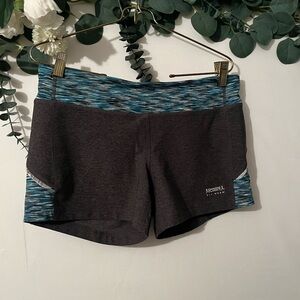 Activewear Women's Gray and Blue Athletic Shorts